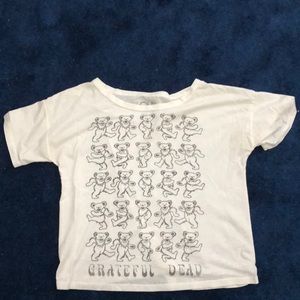 Grateful Dead white graphic shirt